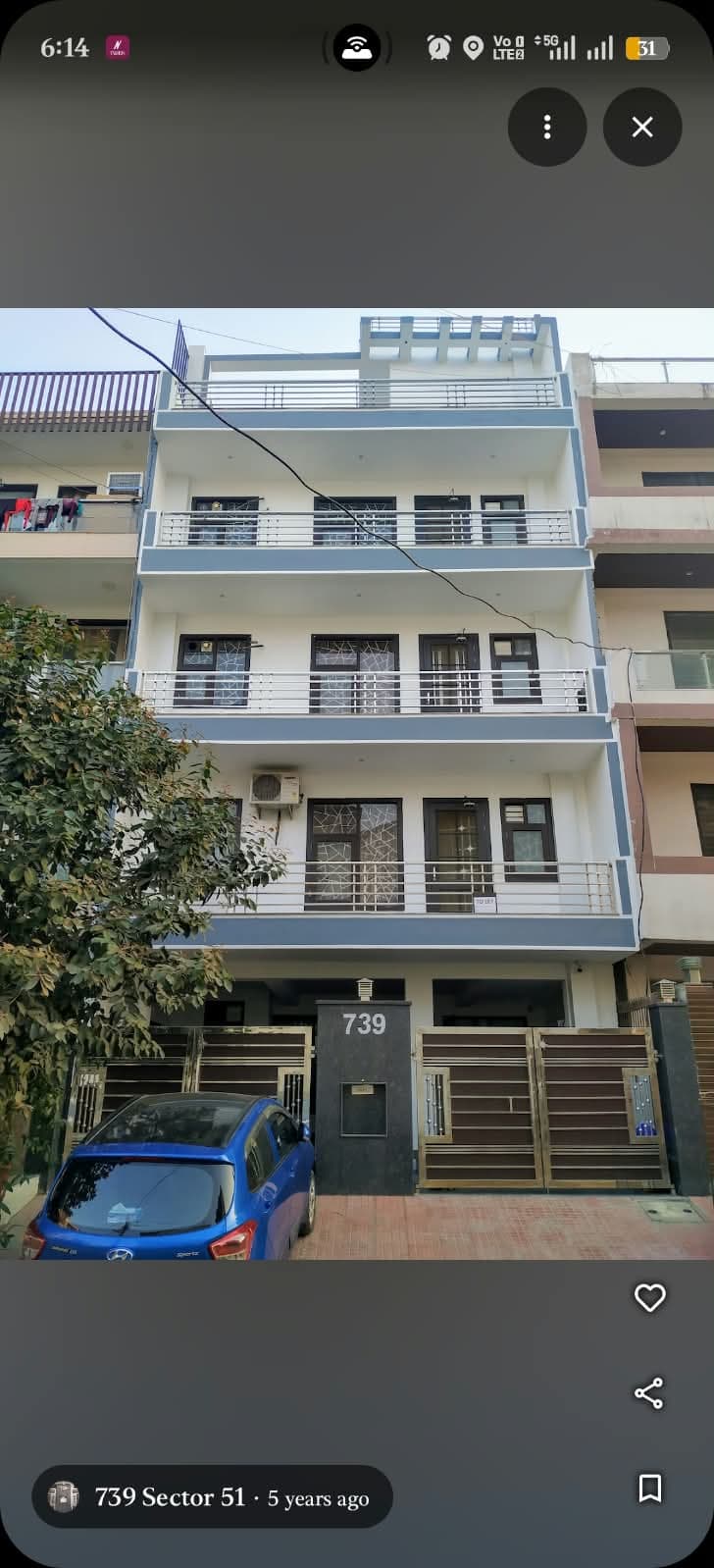 2bhk Floor for rent
