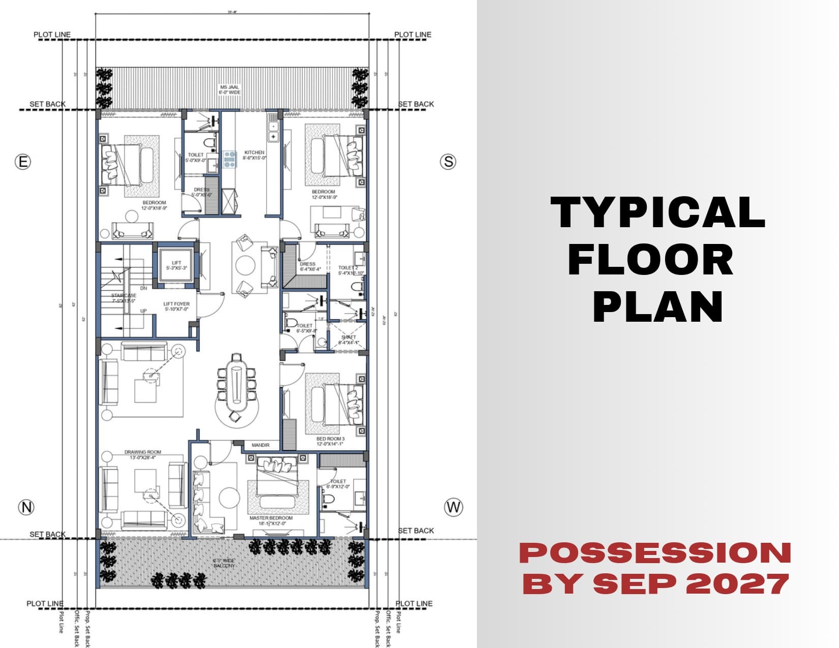 4bhk Residential Floor Escape on sale